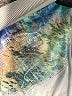 Reel Legends 100% Polyester Metallic Teal Short Sleeve Blouse Size XL - photo 7