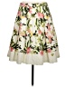 Talbots Floral Ivory Casual Skirt Size 6 Petite - photo 2