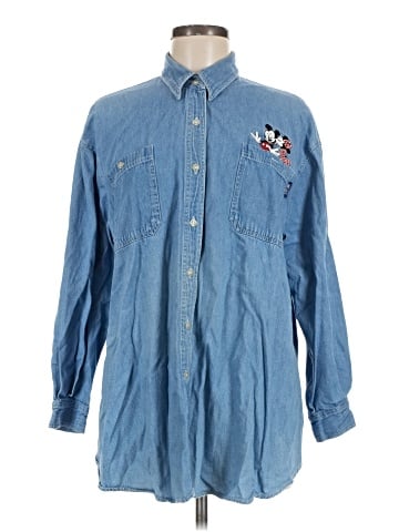 Disney Long Sleeve Button-Down Shirt (view 1)