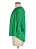 Naked Zebra 100% Polyester Green 3/4 Sleeve Blouse Size M - photo 5