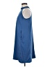 Unbranded Solid Blue Casual Dress Size M - photo 5
