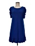 MSK Solid Blue Casual Dress Size M - photo 1
