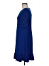 MSK Solid Blue Casual Dress Size M - photo 5