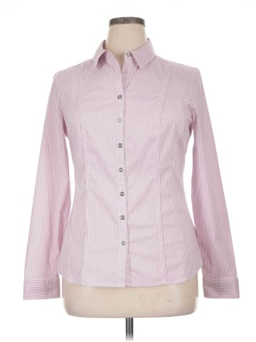 White House Black Market Long Sleeve Button-Down Shirt (view 1)