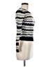 Brora 100% Cashmere Chevron-herringbone Blue Cashmere Pullover Sweater Size 8 - photo 4