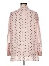 Anne Klein Polka Dots Pink Long Sleeve Blouse Size XL - photo 2