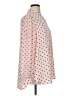 Anne Klein Polka Dots Pink Long Sleeve Blouse Size XL - photo 4