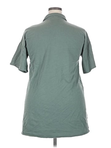 Aqua Short Sleeve Top (view 2)