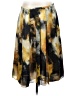 Magaschoni 100% Silk Tie-dye Yellow Silk Skirt Size 30 (estimated) - photo 1