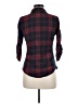 Ci Sono Plaid Burgundy 3/4 Sleeve Blouse Size M - photo 2