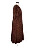 Kiyonna Animal Print Brown Casual Dress Size 1X - photo 4