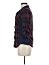 Ci Sono Plaid Burgundy 3/4 Sleeve Blouse Size M - photo 5