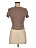 Unbranded Brown Short Sleeve Turtleneck Size M - photo 1