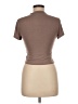 Unbranded Brown Short Sleeve Turtleneck Size M - photo 2