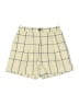 Rag & Bone Checkered-gingham Ivory Board Shorts Size 0 - photo 1