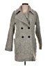 Zara Basic 100% Polyester Gray Coat Size S - photo 1