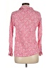 J. McLaughlin Paisley Pink Long Sleeve Blouse Size 6 - photo 2