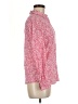 J. McLaughlin Paisley Pink Long Sleeve Blouse Size 6 - photo 4