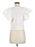 Zara White Short Sleeve Top Size M - photo 2