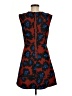J.Crew 100% Polyester Print Red Cocktail Dress Size 6 - photo 2