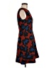 J.Crew 100% Polyester Print Red Cocktail Dress Size 6 - photo 4