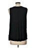 Express 100% Polyester Black Sleeveless Blouse Size L - photo 2
