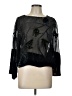 Unbranded Black Long Sleeve Blouse Size L (estimated) - photo 1