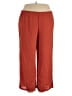 Shein 100% Polyester Solid Red Casual Pants Size 2X - photo 1