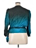 Saint + Sofia 100% Viscose Teal 3/4 Sleeve Blouse Size 16 - photo 2