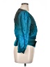Saint + Sofia 100% Viscose Teal 3/4 Sleeve Blouse Size 16 - photo 4