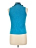 Sanctuary Blue Sleeveless Button-Down Shirt Size L - photo 2