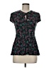 ModCloth Teal Short Sleeve Blouse Size M - photo 1