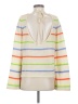 Lovers + Friends Stripes White Pullover Sweater Size S - photo 2
