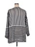 Chico's 100% Polyester Stripes Black 3/4 Sleeve Blouse Size XXL (4) - photo 2