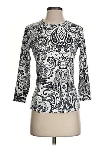 J. McLaughlin 3/4 Sleeve T-Shirt (view 1)