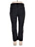 Liz Claiborne Chevron-herringbone Black Jeans Size 14S - photo 2