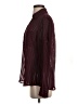 Express Outlet 100% Polyester Burgundy Long Sleeve Blouse Size S - photo 5