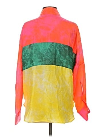 Rachel Comey Long Sleeve Silk Top (view 2)