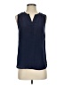 Daniel Rainn 100% Silk Blue Sleeveless T-Shirt Size XS - photo 1