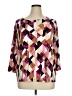 JM Collection Pink 3/4 Sleeve Blouse Size 1X - photo 1