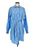 Steve Madden 100% Polyester Blue Casual Dress Size L - photo 1