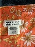 Billabong 100% Viscose Paisley Orange Long Sleeve Blouse Size L - photo 7