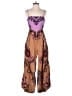 Free People Paisley Brown Jumpsuit Size XS - photo 1