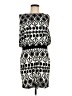 En Focus Studio Graphic Black Cocktail Dress Size 8 - photo 1