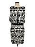 En Focus Studio Graphic Black Cocktail Dress Size 8 - photo 2