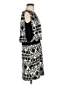En Focus Studio Graphic Black Cocktail Dress Size 8 - photo 4