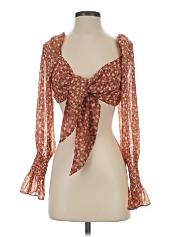 Timing Long Sleeve Blouse (view 1)