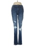 KANCAN JEANS Hearts Blue Jeans Size 9 - photo 1
