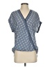 Max Studio Blue Short Sleeve Blouse Size S - photo 1