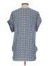 Max Studio Blue Short Sleeve Blouse Size S - photo 2
